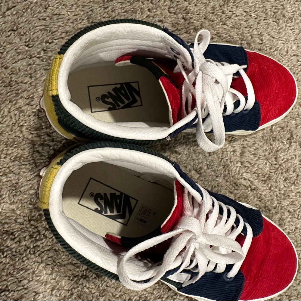 Vans Sk8-Hi Colorblock Mixed Corduroy Sneakers - Picture 13 of 16